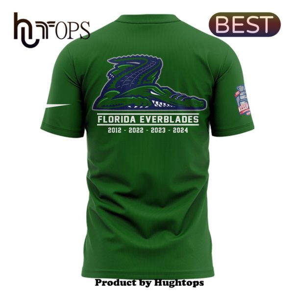 Florida Everblades 4Times Champions Green T-Shirt, Jogger, Cap