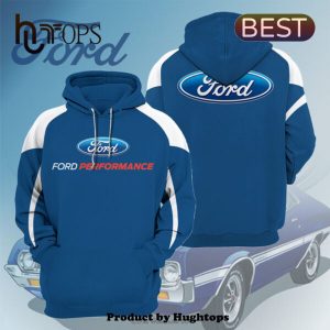 Ford Performance High Quality Printed Navy Hoodie