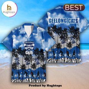 Geelong Cats AFL Team New Design Hawaiian Shirt