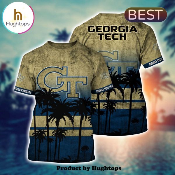 Georgia Tech Yellow Jackets Hawaii Shirt Short Style Hot Trending Summer