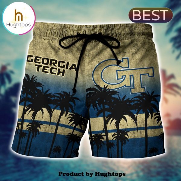 Georgia Tech Yellow Jackets Hawaii Shirt Short Style Hot Trending Summer