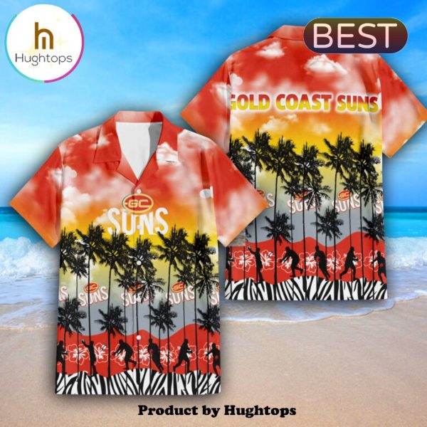 Gold Coast SUNS AFL Team New Design Hawaiian Shirt