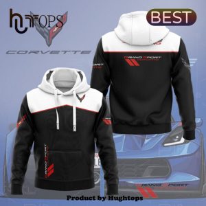 Grand Sport Corvette Navy Printed Hoodie