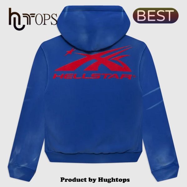 Hellstar Sports Gel Hoodie Blue