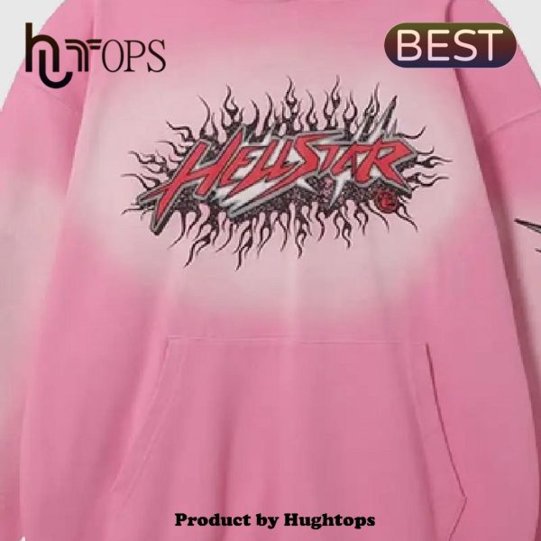 Hellstar Studios Records Hoodie Pink