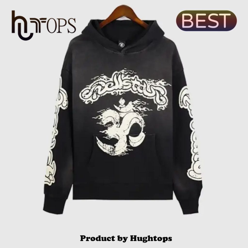 Hellstar Studios Records Yoga Hoodie Black