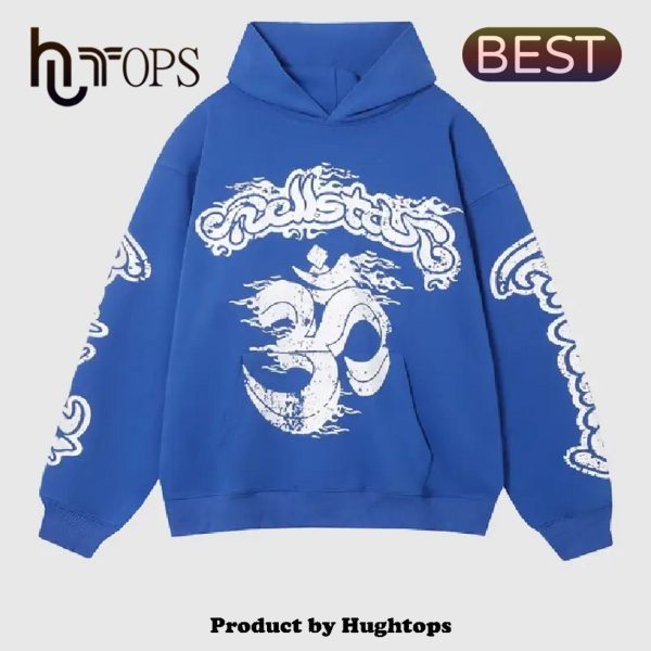 Hellstar Studios Records Yoga Hoodie Blue