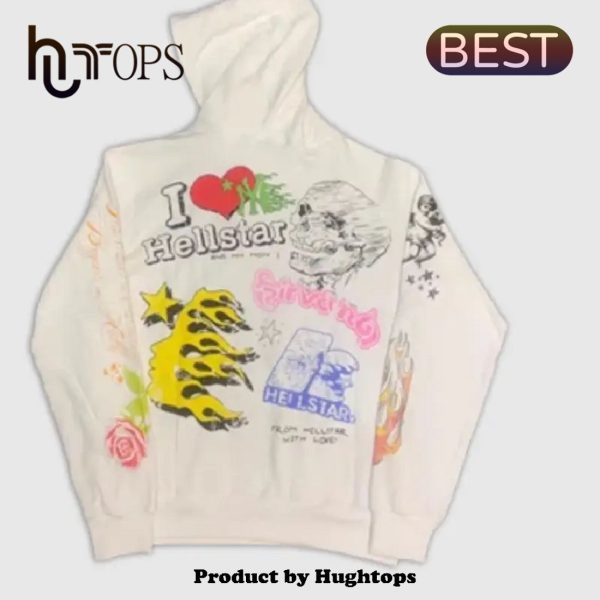 Hellstar Studios Summer Love Hoodie White