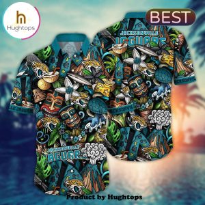 Jacksonville Jaguars Flower Hawaii Shirt For Fans, Summer Football Shirts