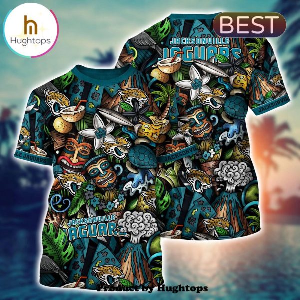 Jacksonville Jaguars Flower Hawaii Shirt For Fans, Summer Football Shirts