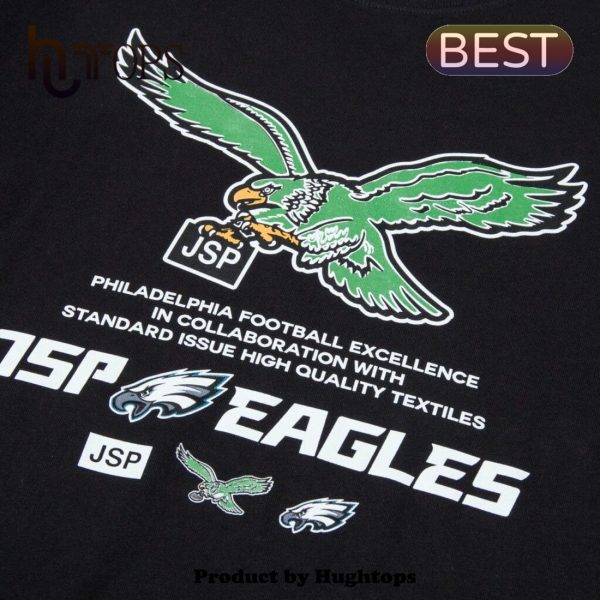 JSP Philadelphia Eagles Generational Tee Black Shirt