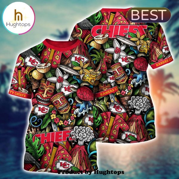 Kansas City Chiefs Flower Hawaii Shirt For Fans, Summer Football Shirts