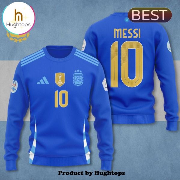 Lionel Messi x Argentina National Football Champions Navy Hoodie