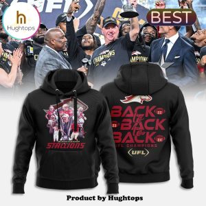 Luxury Birmingham Stallions Black 2024 Champions Hoodie