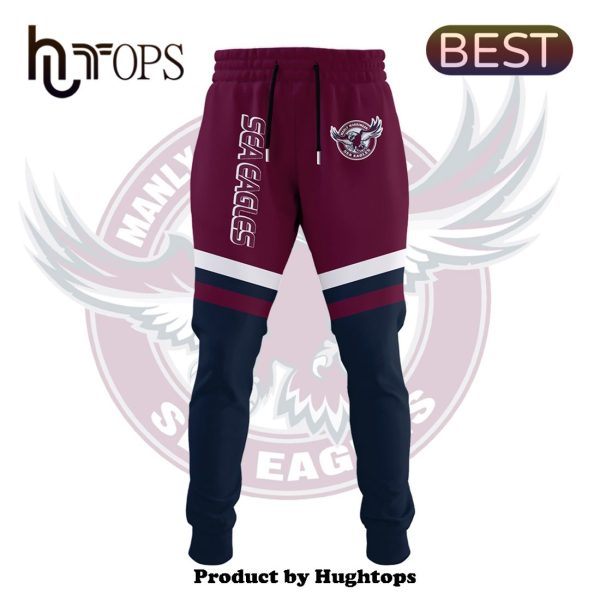 Manly Warringah Sea Eagles SetCombo Hoodie, Jogger Limited Edition