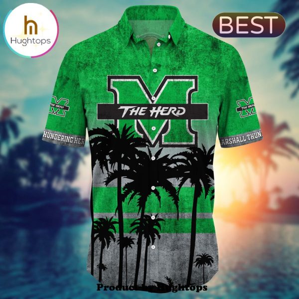 Marshall Thundering Herd Hawaii Shirt Short Style Hot Trending Summer