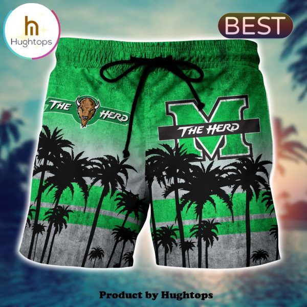 Marshall Thundering Herd Hawaii Shirt Short Style Hot Trending Summer