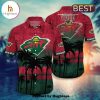 Minnesota Wild Flower Hawaii Shirt For Fans, Summer Football Shirts