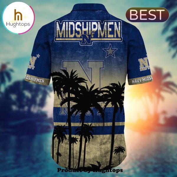 Navy Midshipmen Hawaii Shirt Short Style Hot Trending Summer