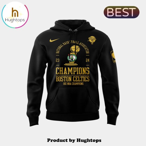 NBA Boston Celtics 2024 Congratulations 18-Time Finals Hoodie