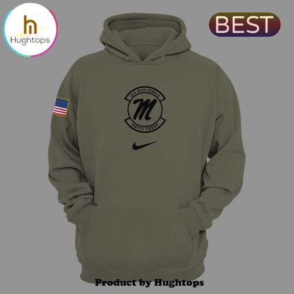 NCAA Ole Miss Rebels Army Style Hoodie, Jogger, Cap