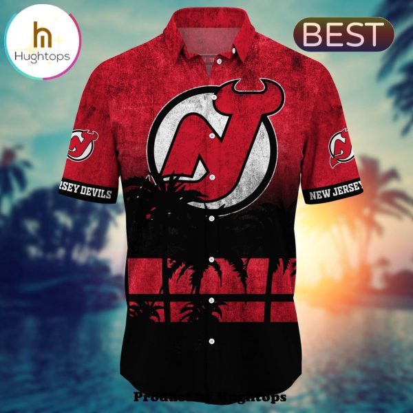 New Jersey Devils Hawaii Shirt Short Style Hot Trending Summer