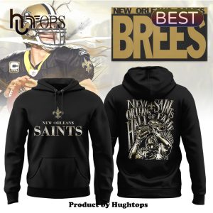 New Orleans Saints Drew Brees Hall of Fame Hoodie, Cap