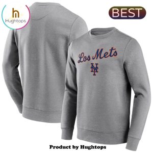 New York Mets MLB Sports Gifts Grey Hoodie