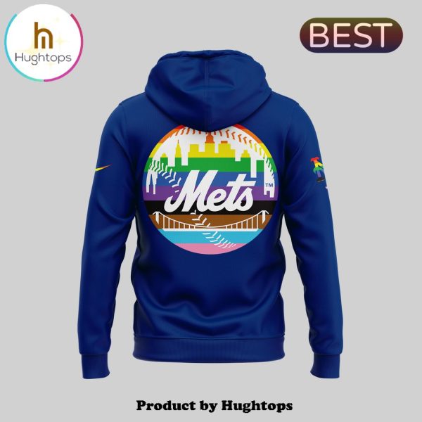 New York Mets Premium Happy Pride Month Navy Hoodie