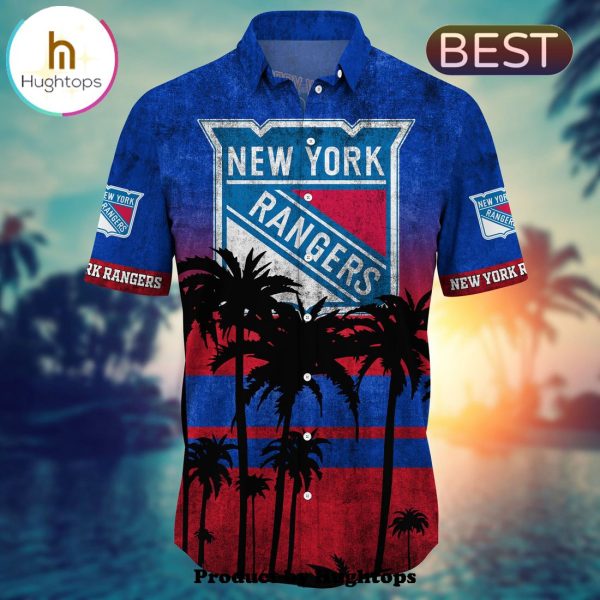 New York Rangers Hawaii Shirt Short Style Hot Trending Summer