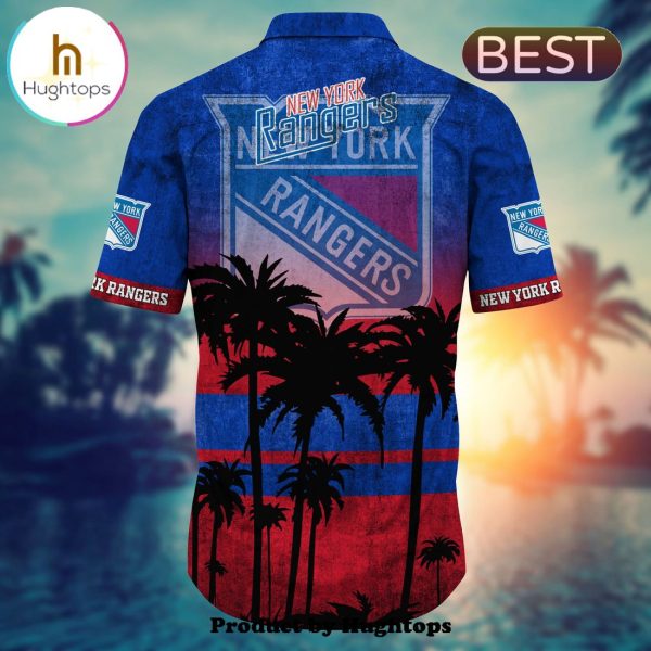 New York Rangers Hawaii Shirt Short Style Hot Trending Summer