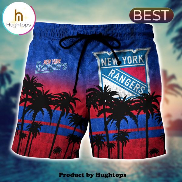 New York Rangers Hawaii Shirt Short Style Hot Trending Summer