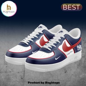 New York Yankees Custom Name For Fans Air Force 1 Shoes