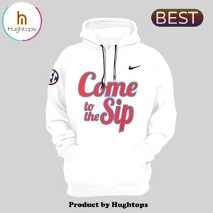Ole Miss Rebels 2024 Come To The Ship White Hoodie, Jogger, Cap