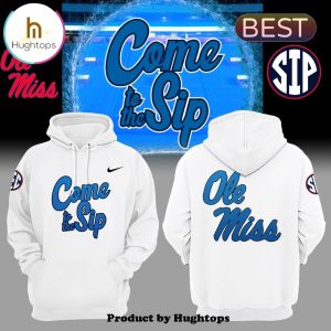 Ole Miss Rebels Come To The Ship Special White Hoodie, Jogger, Cap