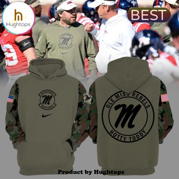 Ole Miss Rebels NCAA 2024 Sports Army Hoodie, Jogger, Cap