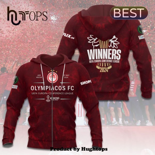 Olympiacos F.C 2024 Conference League Hoodie