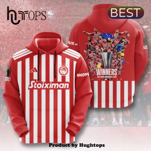 Olympiacos F.C Winners 2024 Conference League Hoodie