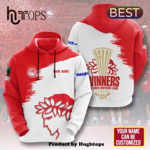 Olympiacos FC Custom UEFA Europa League White Hoodie