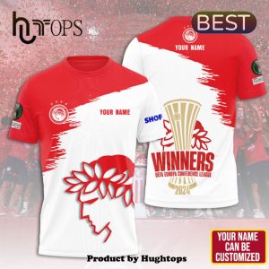 Olympiacos FC Custom UEFA Europa League White Hoodie