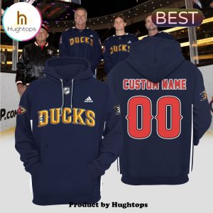 Personalized Name Number Anaheim Ducks Angels Night Pro Hoodie