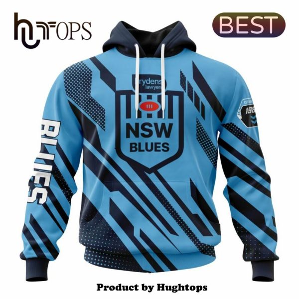 Personalized Name Number New South Wales Blues Of Origin Kits Hoodie