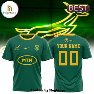 Personalized Springboks Rugby Union Home Green Shirt