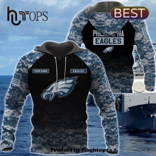 Philadelphia Eagles Custom Name NFL Hoodie Limited Edition