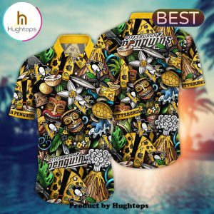 Pittsburgh Penguins Flower Hawaii Shirt For Fans, Summer Football Shirts