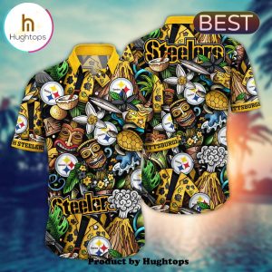 Pittsburgh Steelers Flower Hawaii Shirt For Fans, Summer Football Shirts