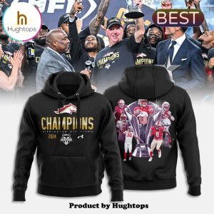 Premium 2024 Birmingham Stallions Black Champions Hoodie