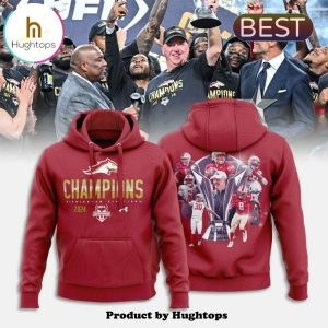 Premium 2024 Birmingham Stallions Red Champions Hoodie