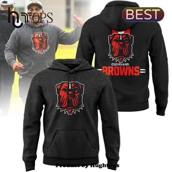 Premium Cleveland Browns 2024 Black Design Hoodie