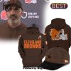 Cleveland Browns Premium 2024 Signatures Orange Hoodie, Cap